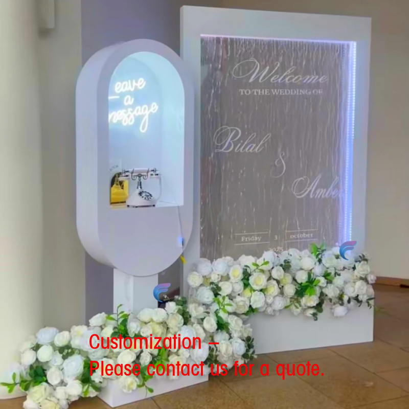 Wedding Fountain - Özel Tasarım Cam Şelale Çeşmesi Duvar