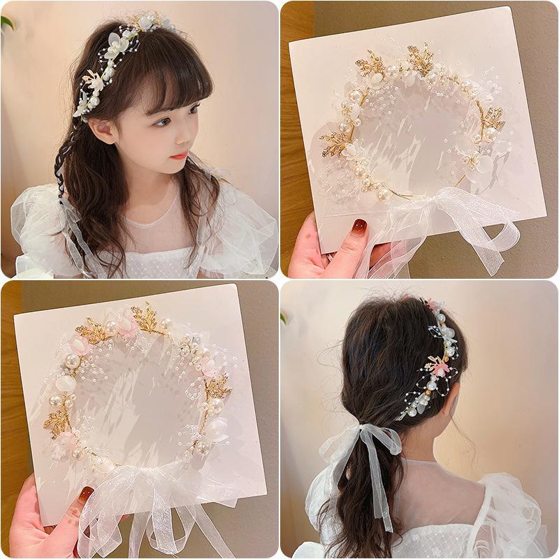 Wedding Arch Flower - Çiçek Kızı Tacı El Yapımı Çocuk