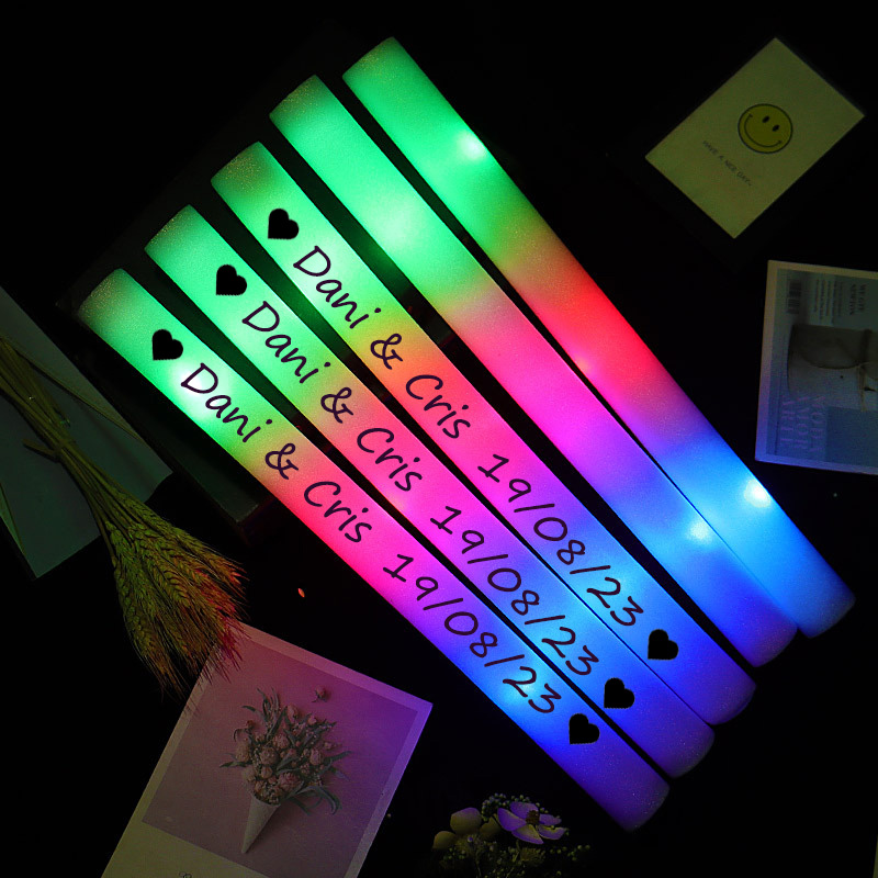 Wedding Supply In Bulk - 12/30/60 adet LED parlak çubuk kolye