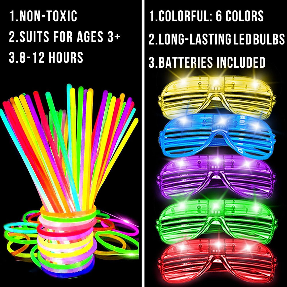 136 Paket Karanlıkta Glow Ligh - Wedding Supply In Bulk incelemesi ve fiyatı