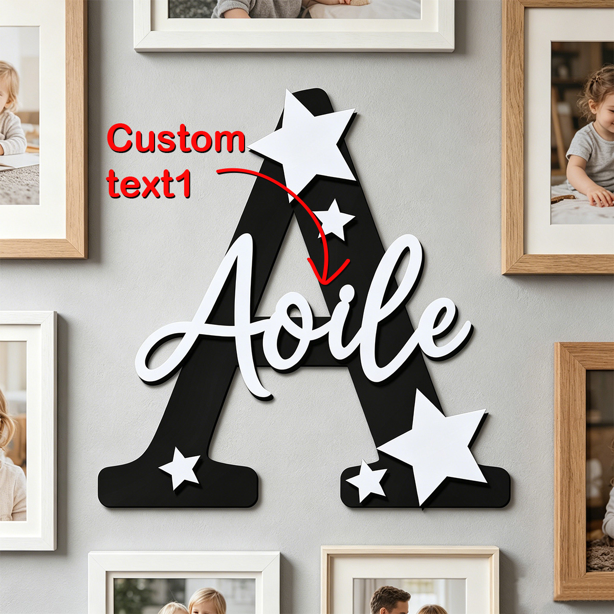 1 adet Özel Yıldız Baş Harfli  - Wedding Souvenir incelemesi ve fiyatı