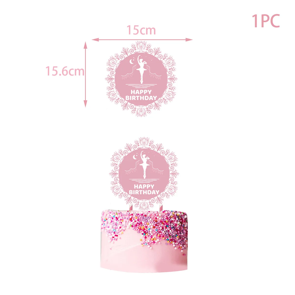 Pembe balerin bale kız mutlu d - Confetti Balloon Set incelemesi ve fiyatı