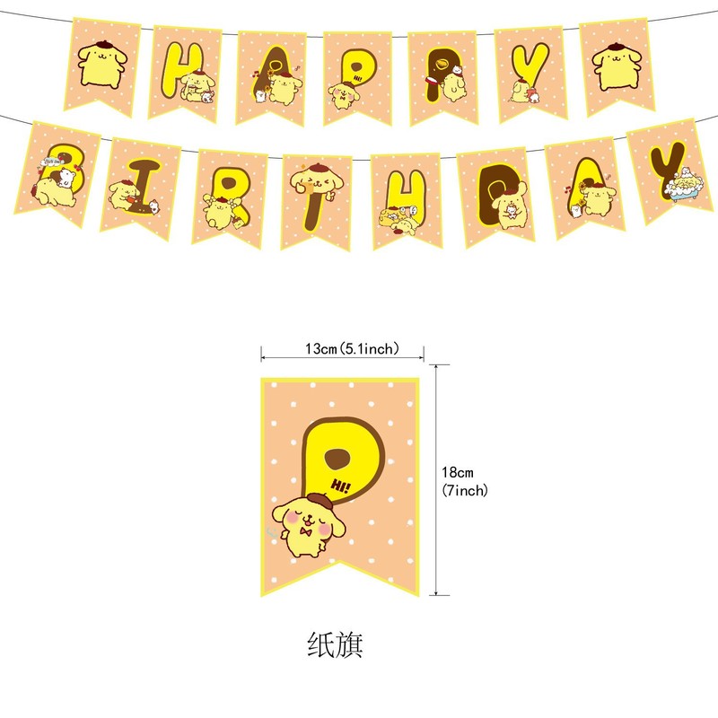 Hello Kitty ve Pompompurin tem - Confetti Balloon Set incelemesi ve fiyatı